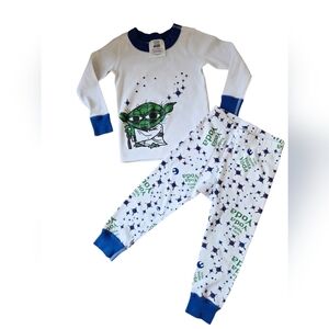 Hanna Andersson Star Wars Baby Yoda 2-piece long sleeved pajama set